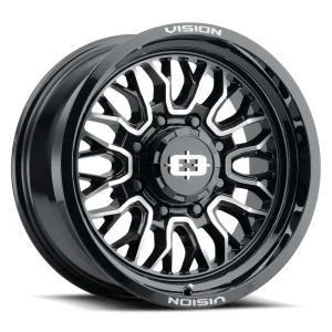 Vision Wheel Off-Road – 402 RIOT – Black – 18″x9″ -12mm – Summer Wheels – 402-8973GBMF-12